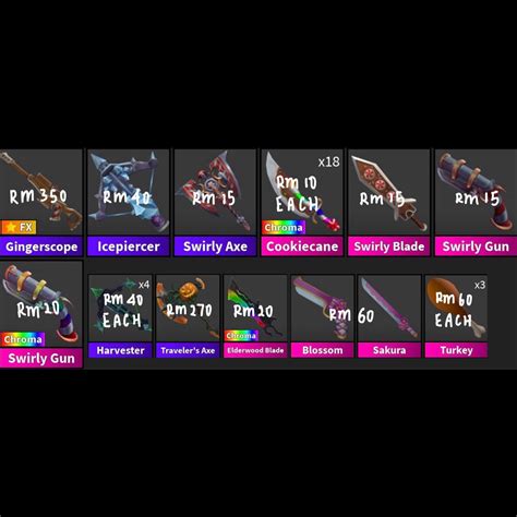 Roblox Mm2 Godly Video Gaming Gaming Accessories In Game Products On
