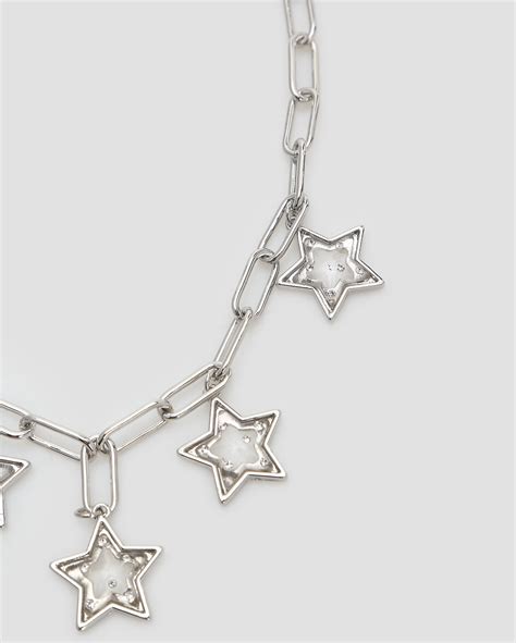 Riachuelo Colar Feminino Elos E Estrelas Prata Accessori By