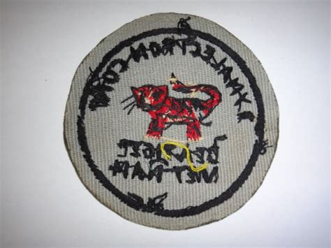 Vietnam War Hand Sewn Patch Be A Tiger Dynalectron Corp Aviation Support Ebay