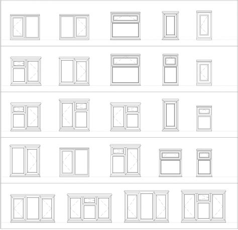 Upvc Window Cad Blocks Cadblocksfree Thousands Of Free Cad Blocks