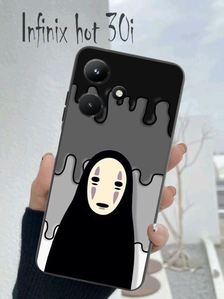 Чехол на infinix hot 30i аниме Унесенные призраками Sen to Chihiro no kamikakushi Безликий