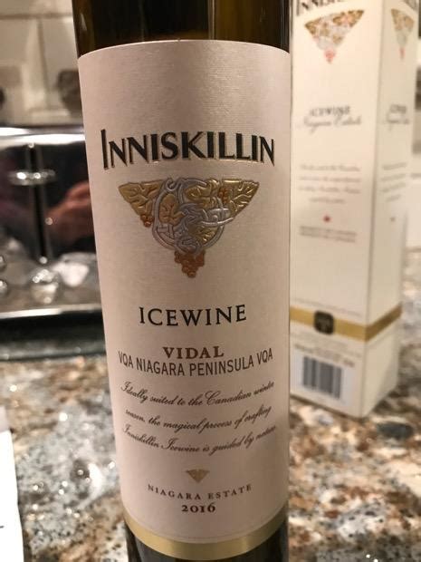 2016 Inniskillin Vidal Icewine Gold Canada Ontario Niagara Peninsula