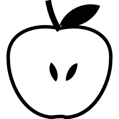 Apple Silhouette Icon