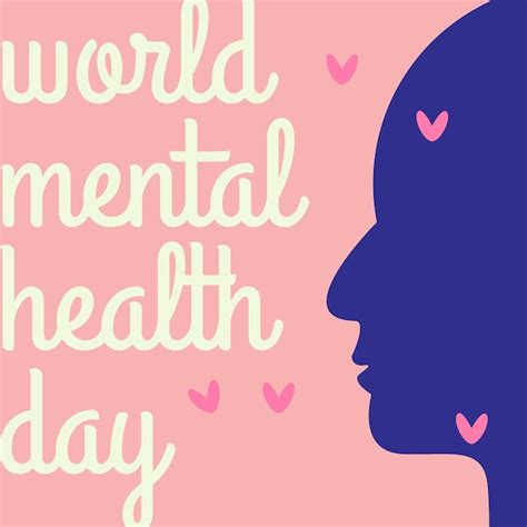 Premium Vector World Mental Health Day Vector