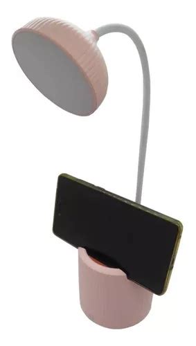 Luminaria Mesa Abajur Touch Recarregavel Led Articulada Parcelamento