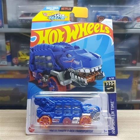 Hot Wheels Hw Ultimate T Rex Transporter Blue Netflix Shopee Philippines