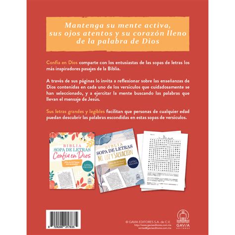 Biblia Conf A En Dios M S De Sopas Con Vers Culos Gavia Editores