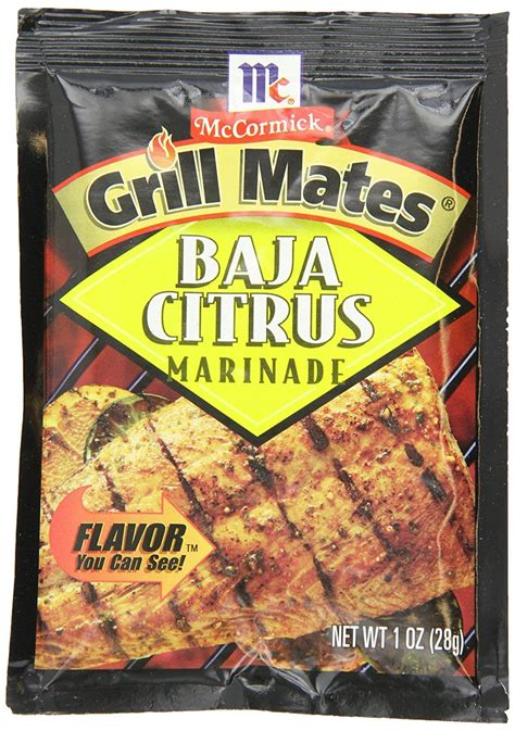 Mccormick Grill Mates Baja Citrus Marinade Mix 1 Oz Pack Of 12