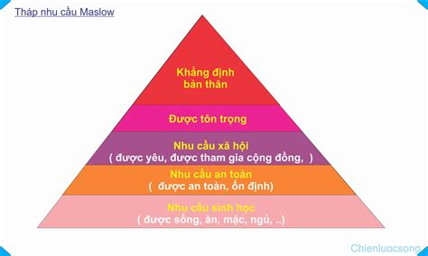 Thang bậc nhu cầu của Maslow - Chiến lược sống