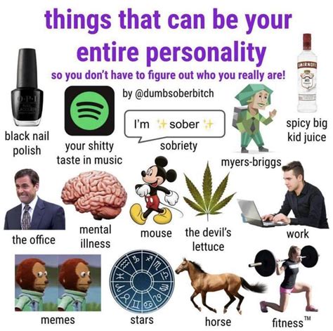 Things Boring People Make Their Entire Personality Starter Pack R