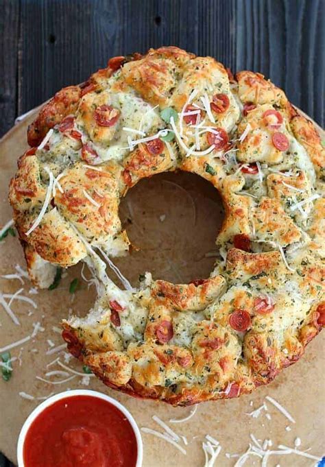 Pull Apart Pizza Bread In A Bundt Pan