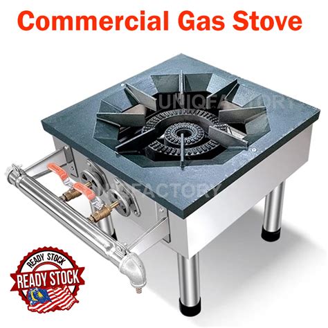 Commercial Gas Stove High Pressure Stainless Steel Cooking Stock Pot