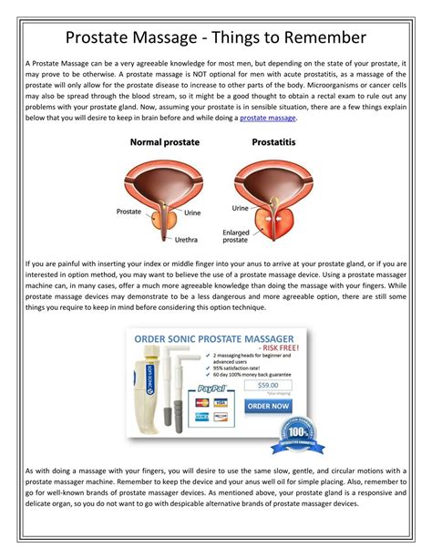 Ways To Massage The Prostate Telegraph