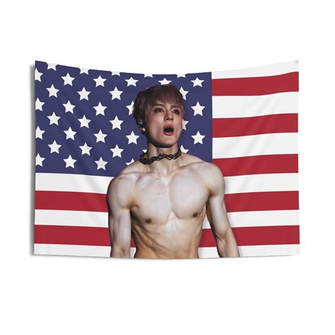 NCT Jeno Shirtless America Flag, NCT Dream Smoothie Kpop Flag, NCT ...