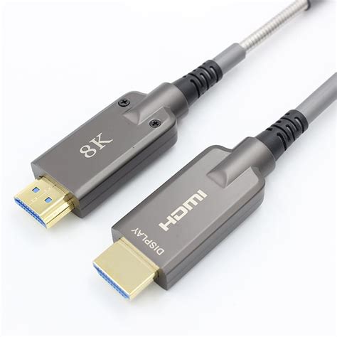 8K Fiber Optic HDMI 2 1 AOC Active Optical Cable Armored AOCFIBERLINK