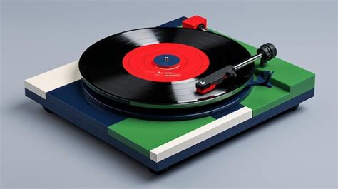 Premium Ai Image A Fancy Stylized Turntable In The Style Of