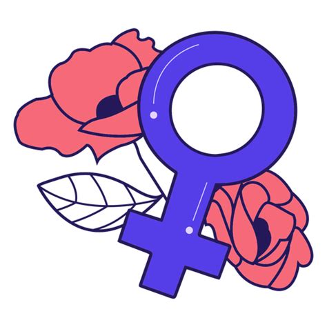 Female Symbol Flowers Badge Png And Svg Design For T Shirts