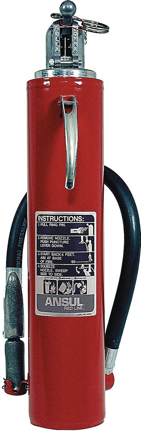 Ansul Fire Extinguisher Cartridge Operated Abc 20 Lb Multi Purpose Powder Rechargeable