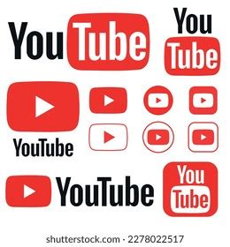 Vector Youtube Logo Download Youtube High-quality Stock Vector (Royalty ...