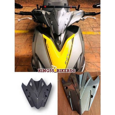 Cowling Visor Windshield Carbon Yamaha NVX 155 V1 V2 AEROX NVX155