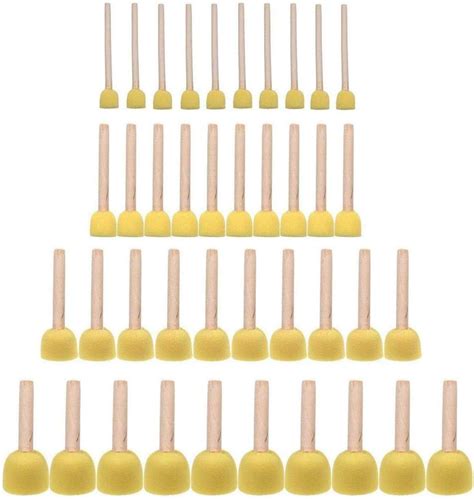 Amazon Jmaf Pieces Assorted Size Round Sponges Brush Set Paint