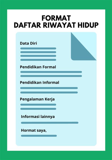 Contoh Format Daftar Riwayat Hidup 56 Koleksi Gambar