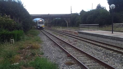 Llegada A Ribadeo Tren Apolo FEVE 2419 2469 Procedente De Oviedo