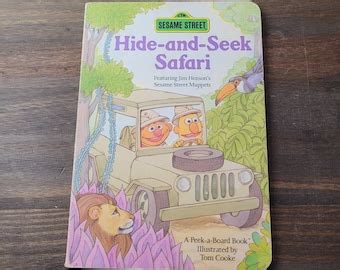 Sesame Street Board Book Etsy