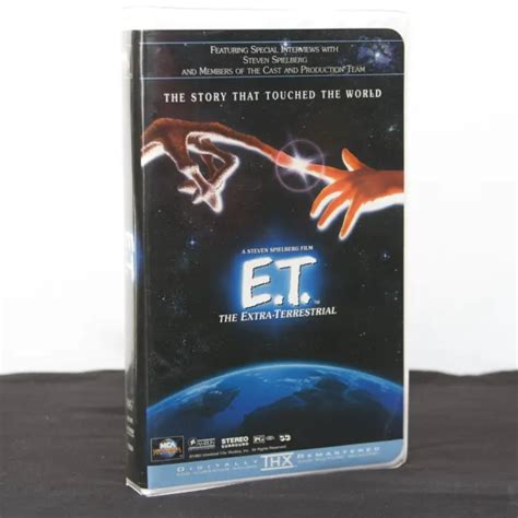 RARE E T THE Extra Terrestrial VHS THX Remastered Edition 1996