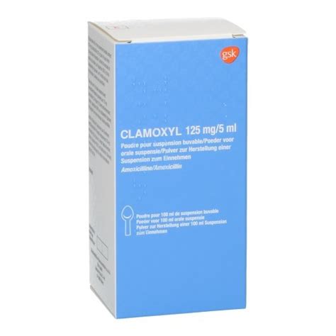 Clamoxyl 125mg5ml Pdr Voor Siroop 25mgml Fl100ml Apotheek Bakelants