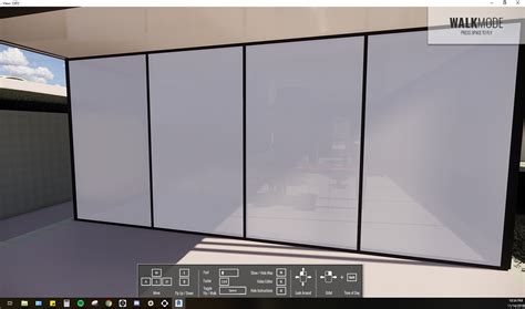 Frosted Glass 2 Sided Revit Enscape