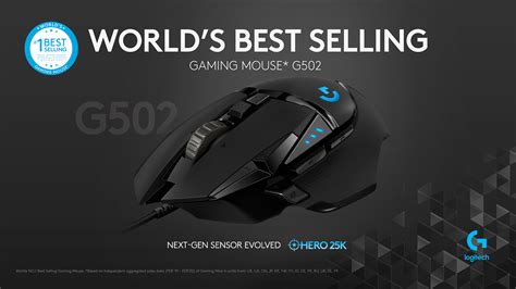 Customer Reviews Logitech G502 HERO Wired Optical Gaming Mouse With