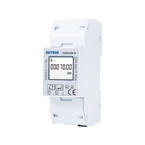 Sdm M Di Digital Input Rs Modbus Din Rail Single Phase Multi