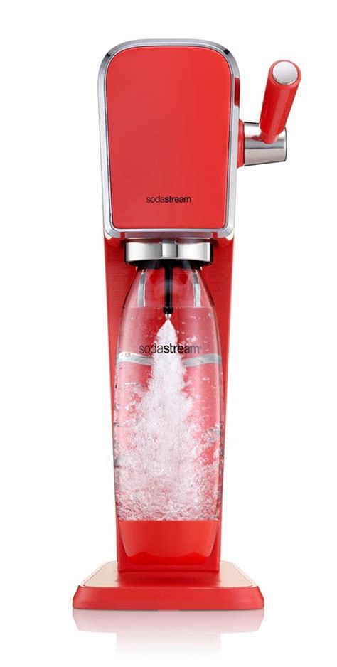 Machine à soda et eau gazeuse Sodastream Art Mandarine Rouge Edition