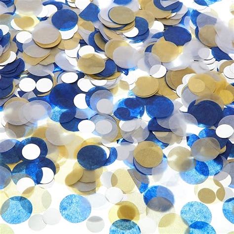 Tecunite Round Tissue Paper Table Confetti Dots For Wedding