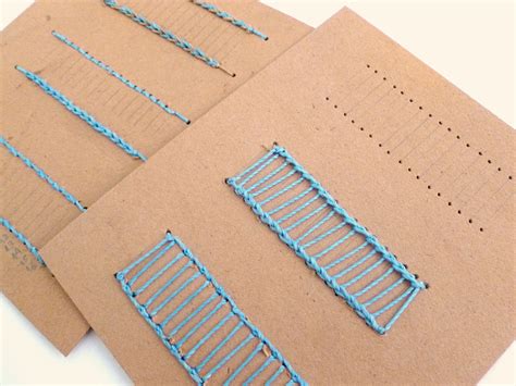 Bookbinding Stitching Cards Clever Idea Now To Find The Time To