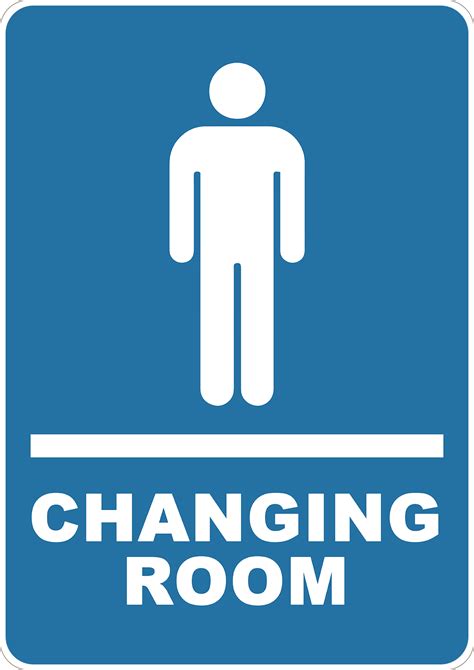 Changing Room Sign