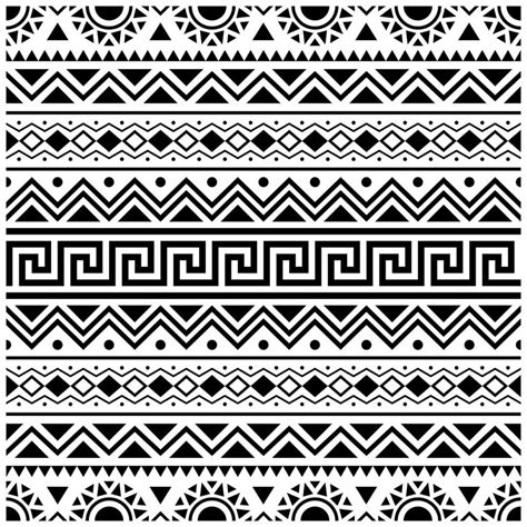 Aztec Border Vector Art Icons And Graphics For Free Download