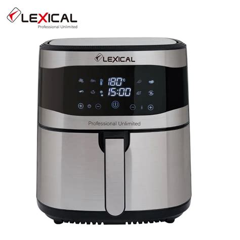 Lexical Air Fryer Friteuse Sans Huile écran Tactil Led 8 L 1800 W Cap City Maroc