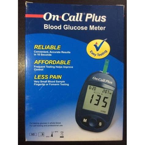 One Call Plus Blood Glucose Meter At 550 Blood Glucose Test Meter