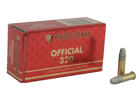 Fiocchi Exacta Rifle Super Match Ammo Long Rifle Grain Lead