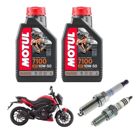 Kit Aceite Motul 7100 10w50 Y Bujías Ngk Iridium Dominar 250 Envío gratis