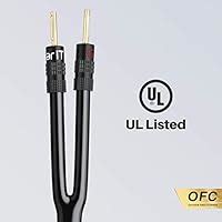 Amazon Gearit Awg Speaker Cable Wire With Gold Plated Banana Tip