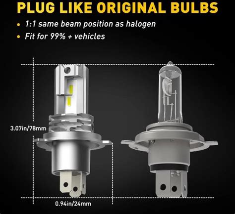 Tlvx H Lumen Perfect Fit Bi Led Lamp K Helder Wit Stuks