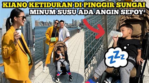 KIANO KETIDURAN MINUM SUSU DI PINGGIR SUNGAI NYC SAMBIL MENIKMATI ANGIN