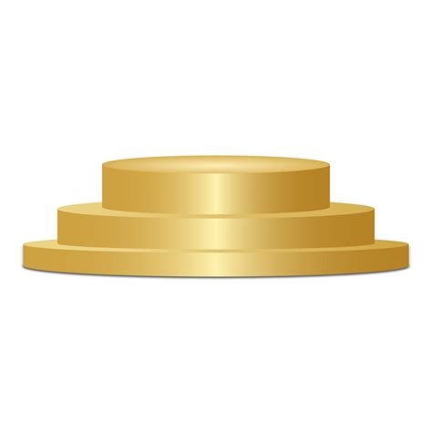 Golden Podium Product Display 23359888 Png