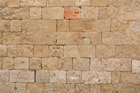 Texture Of Ancient Masonry Walls In Rhodes Island In Greece 3564182