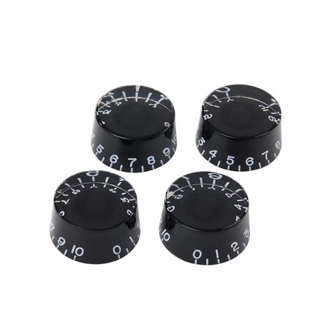 Gibson Prsk 010 Speed Knobs 4 Pack Black Reverb