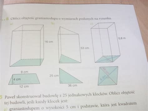 Ostrosup Prawidowy Szecioktny O Wymiarach Jak Na Rysunku Obok Rozcito