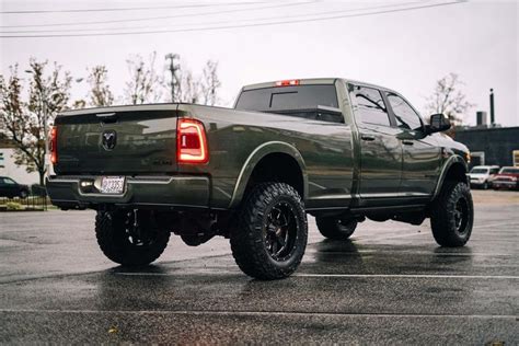 Ram Equipped With A Fabtech Radius Arm Lift Kit And